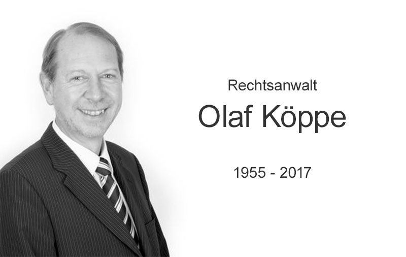 In Gedenken an Olaf Köppe